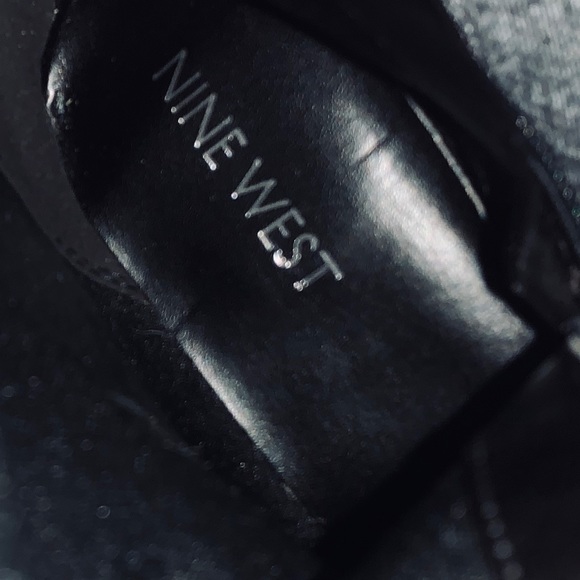 - Like NEW Nine West Wedge Knee Boots - Picture 8 of 8